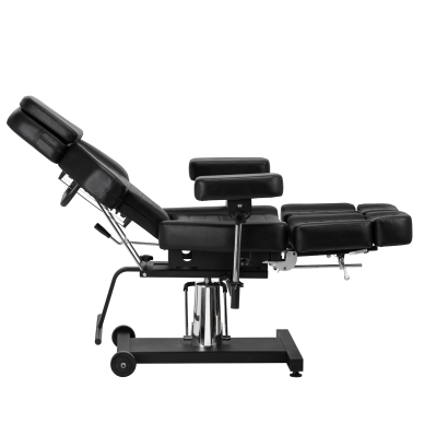 Кресло для тату Pro Ink 601A Hydraulic Black 6