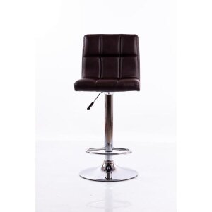 Baro kėdė CHOCOLADE ECO LEATHER CHROME BROWN 2 Baro kėdė CHOCOLADE ECO LEATHER CHROME BROWN 2