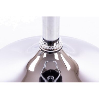 Barstuhl DOUGHNUT ECO LEATHER CHROME BLACK 4