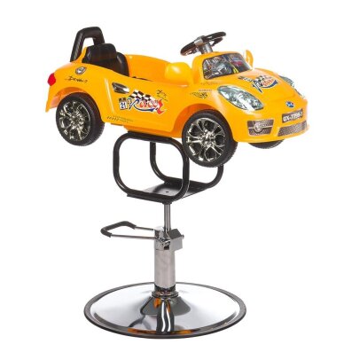 Dziecięcy fotel fryzjerski SPEED YELLOW