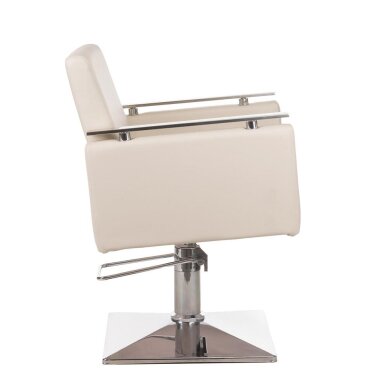 Frizieru krēsls PROFESSIONAL HAIRDRESSING CHAIR MILO ANKARA CREAM 2 Frizieru krēsls PROFESSIONAL HAIRDRESSING CHAIR MILO ANKARA CREAM 2