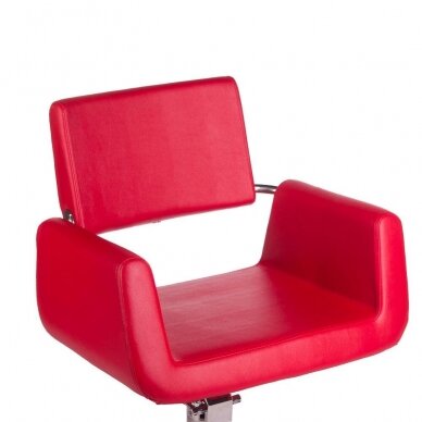 Frizieru krēsls PROFESSIONAL HAIRDRESSING CHAIR VITO II HELSINKI RED 1
