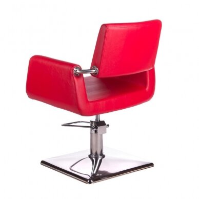 Fotel fryzjerski PROFESSIONAL HAIRDRESSING CHAIR VITO II HELSINKI RED 2