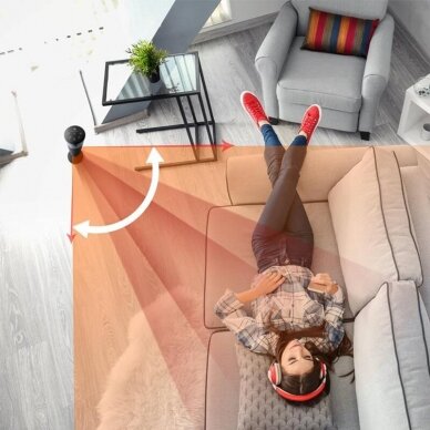 Kolonni ventilaatoriga kütteseade koos kaminasimulatsiooni funktsiooniga CARRUZZO, 86 cm 2