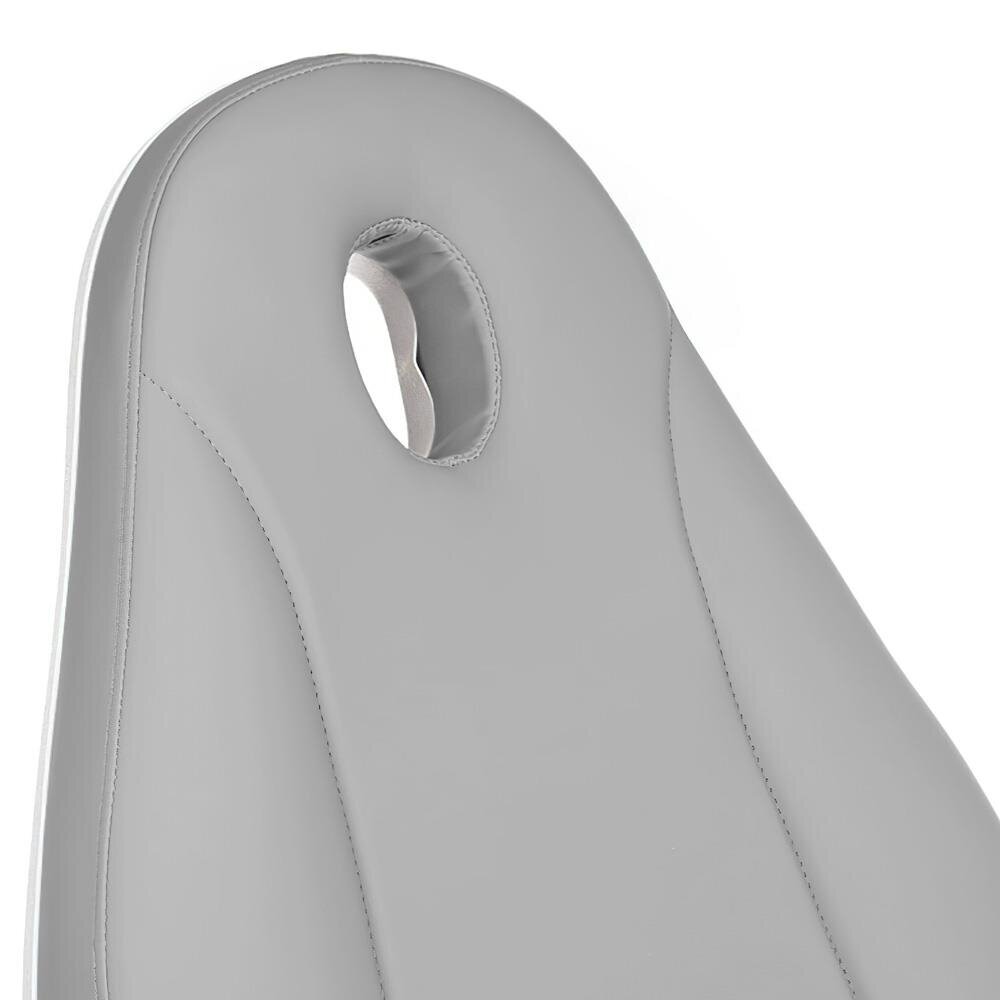 Fotel kosmetyczny elektryczny Mazaro BR-6672C jasnoszary 4