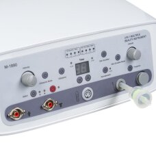 Cosmetic device with microdermabrasion, cavitation peeling and ultrasound functions BR-1890