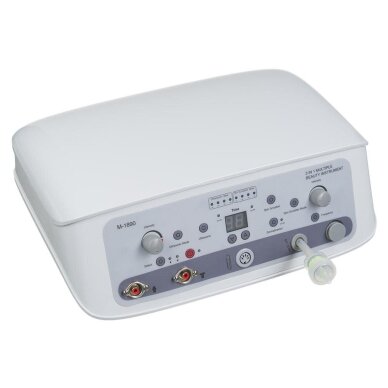 Cosmetic device with microdermabrasion, cavitation peeling and ultrasound functions BR-1890 2