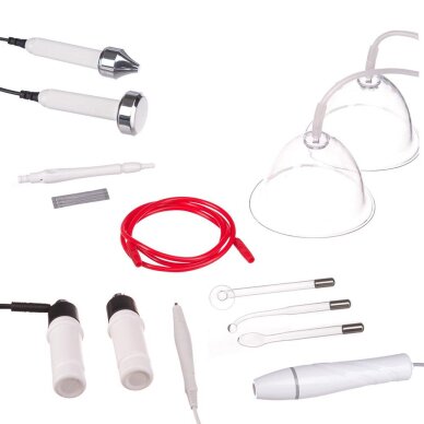 Kosmeetiline seade sonoforeesi, darsonvali, vaakumi, pihustamise, koagulatsiooni ja rindade pinguldamise funktsioonidega BR-1898 2 Kosmeetiline seade sonoforeesi, darsonvali, vaakumi, pihustamise, koagulatsiooni ja rindade pinguldamise funktsioonidega BR-1898 2