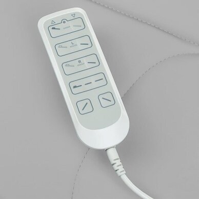 Fotel kosmetyczny elektryczny Mazaro BR-6672C jasnoszary 5