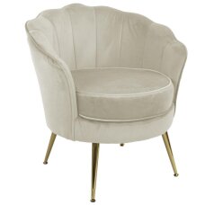 Weicher Sessel LUGANO BX-LE69, creme