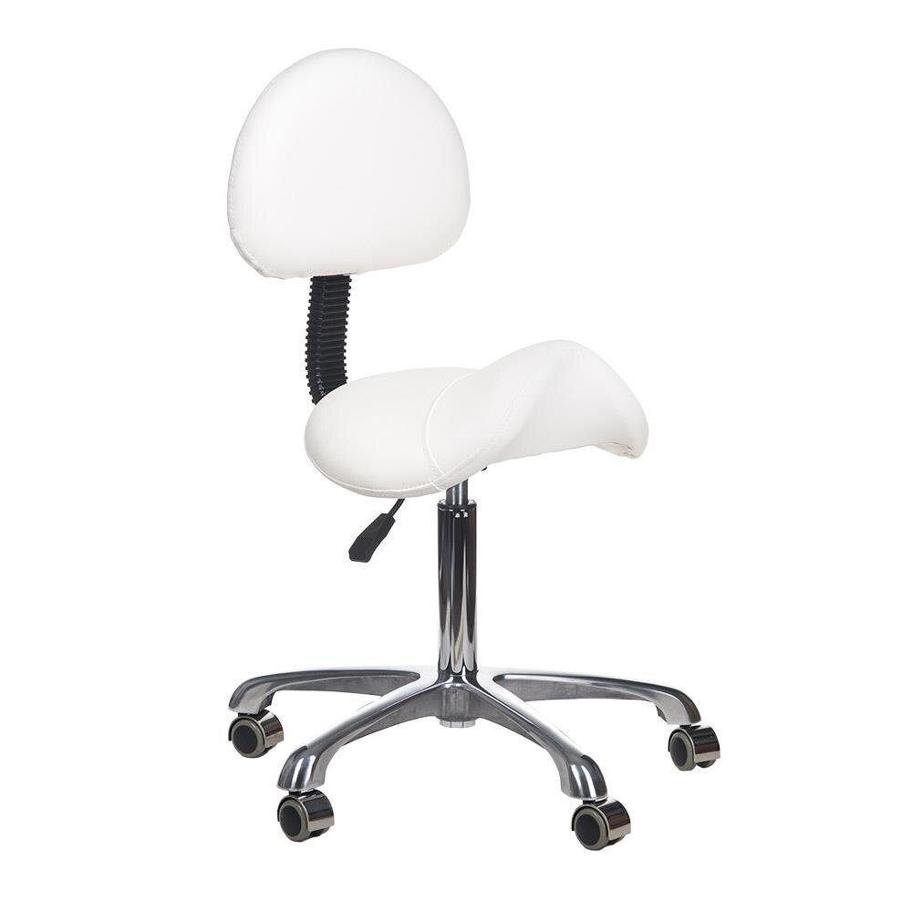 Kosmetologinė meistro kėdutė BY-8373 White