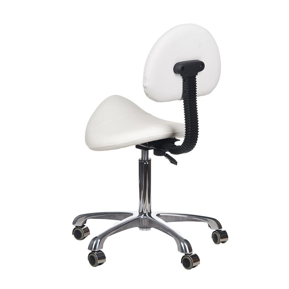 Beautician stool BY-8373 White 4 Beautician stool BY-8373 White 4