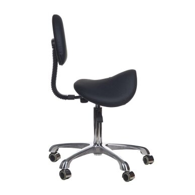 Kosmetoloģijas taburete BY-8373 Black 4