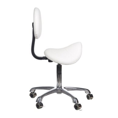 Beautician stool BY-8373 White 3