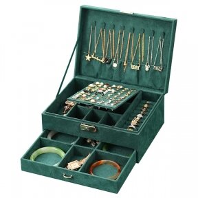 Juvelierizstrādājumu kastīte Compact Box, Green