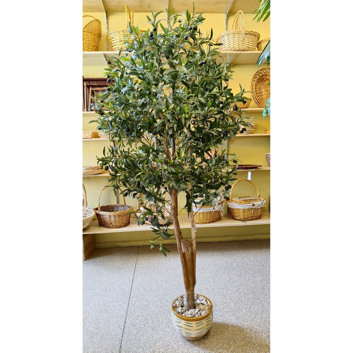 Künstliche Pflanze Olivenbaum 170cm 3