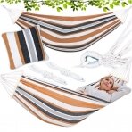 Double hammock with pillow STRIP 260 x 150cm