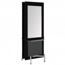 Kahepoolne juuksurikonsool koos peegliga GABBIANO Q-009 BLACK