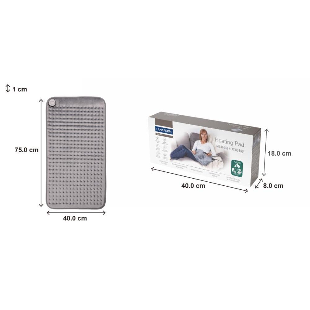 Elektriskais sildīšanas spilventiņš Lanaform Heating Pad 12 Elektriskais sildīšanas spilventiņš Lanaform Heating Pad 12