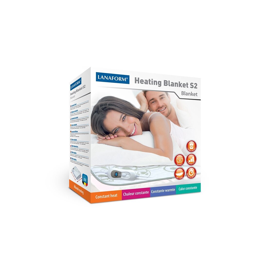 Elektrinė šildyklė - lovos paklodė Lanaform S2 5 Elektrinė šildyklė - lovos paklodė Lanaform S2 5