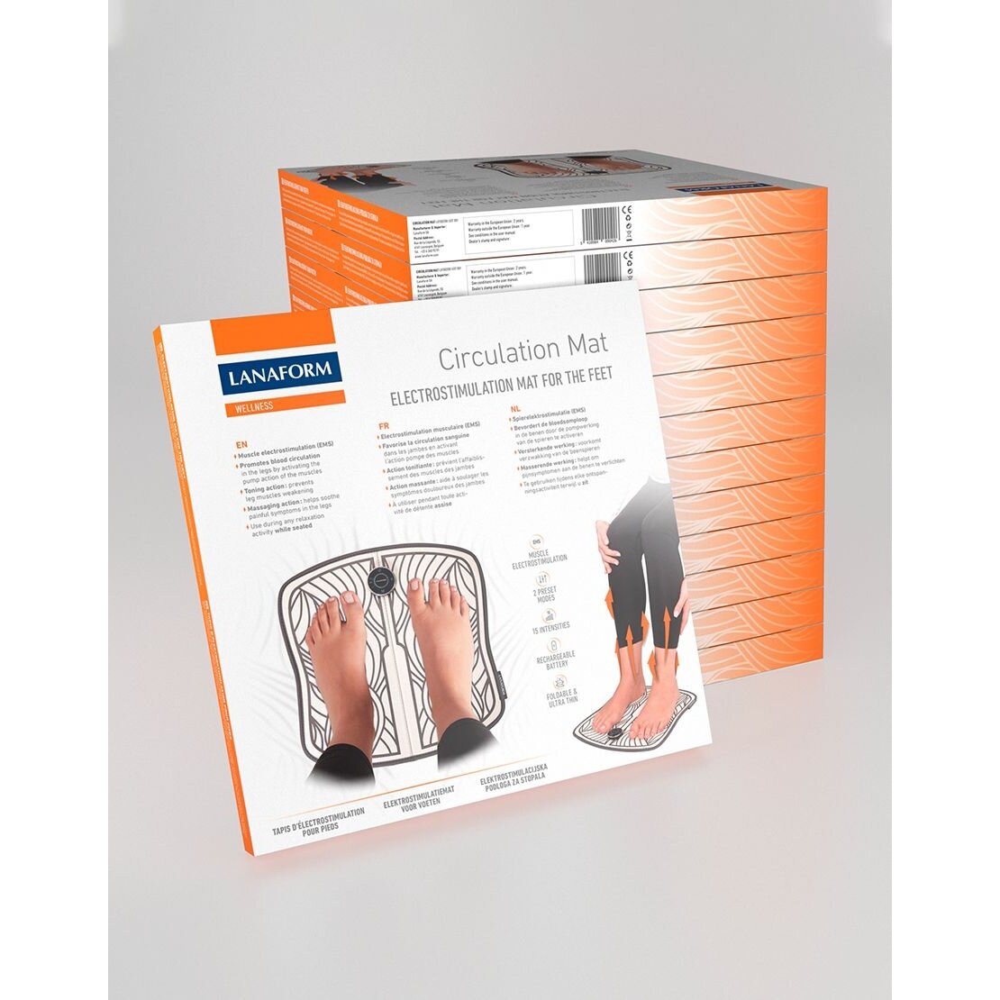 Elektrostimuliatorius - pėdų paklotėlis Lanaform Circulation Mat 13