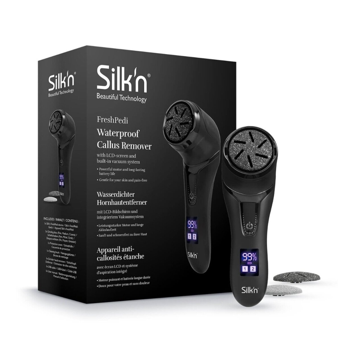 Sähköinen kantapään poisto Silk'n FreshPedi Black Sähköinen kantapään poisto Silk'n FreshPedi Black