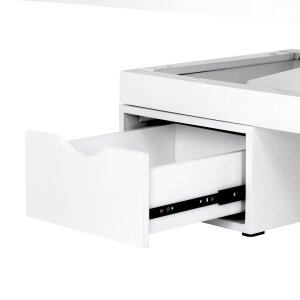 Elektriskais masāžas galds ar apgaismojumu AZZURRO SPA SHINY WHITE 10 Elektriskais masāžas galds ar apgaismojumu AZZURRO SPA SHINY WHITE 10