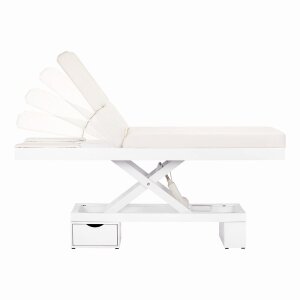 Elektriskais masāžas galds ar apgaismojumu AZZURRO SPA WOOD WHITE 2 MOTOR HEATED 1 Elektriskais masāžas galds ar apgaismojumu AZZURRO SPA WOOD WHITE 2 MOTOR HEATED 1