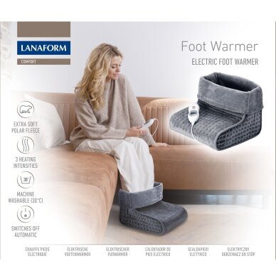 Elektriline jalatsi soojendaja Lanaform Foot Warmer 9