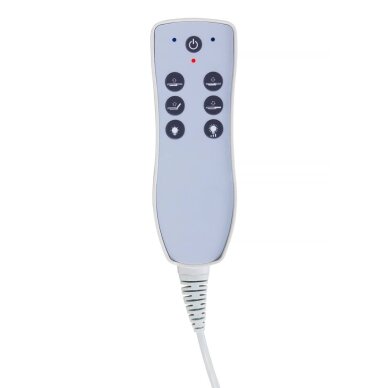 Elektriskais masāžas galds ar apgaismojumu AZZURRO SPA SHINY WHITE 9