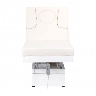 Elektriskais masāžas galds ar apgaismojumu AZZURRO SPA SHINY WHITE 2