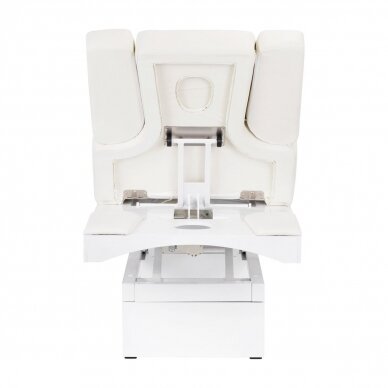 Elektryczny stół do masażu z oświetleniem AZZURRO SPA WOOD WHITE 2 MOTOR HEATED 2