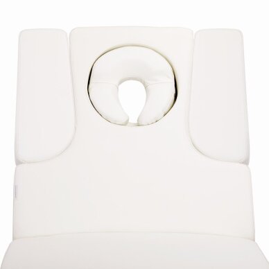 Electric massage table with lighting AZZURRO SPA WOOD WHITE 2 MOTOR HEATED 6