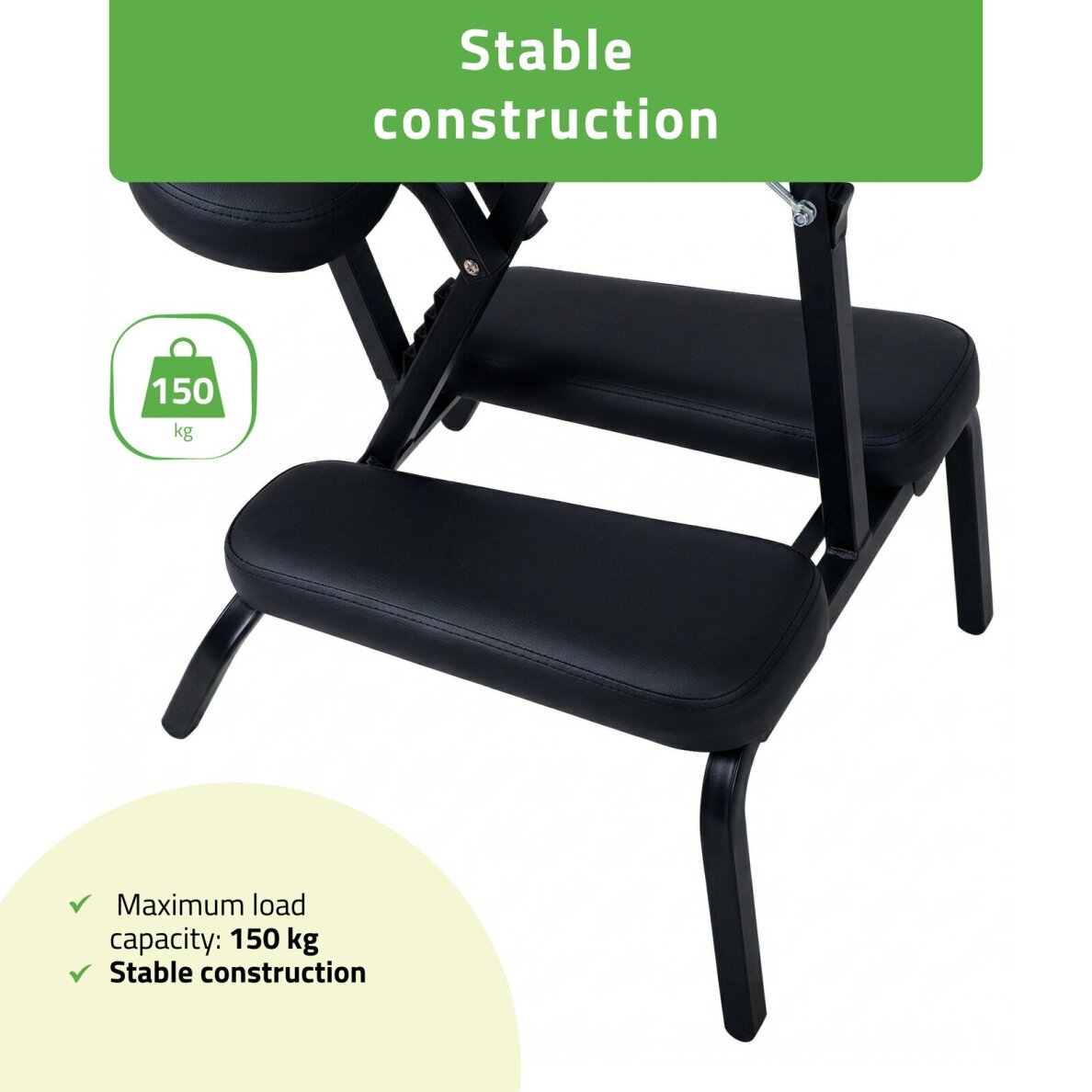 Vertikālais masāžas krēsls Flexo Comfy Base melns 8