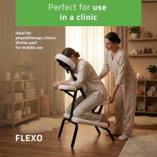 Vertikālais masāžas krēsls Habys Flexo Comfy Base, balts