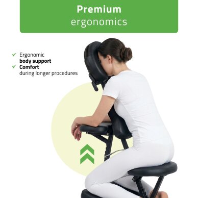 Vertikālais masāžas krēsls Flexo Comfy Base melns 2 Vertikālais masāžas krēsls Flexo Comfy Base melns 2