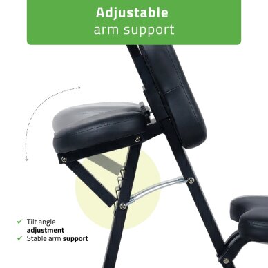 Vertikālais masāžas krēsls Flexo Comfy Base melns 3 Vertikālais masāžas krēsls Flexo Comfy Base melns 3