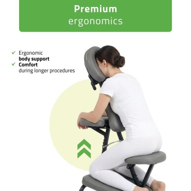 Vertikālais masāžas krēsls Flexo Comfy Base pelēks 2