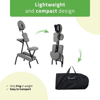 Vertikālais masāžas krēsls Flexo Comfy Base pelēks 6 Vertikālais masāžas krēsls Flexo Comfy Base pelēks 6