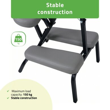 Vertikālais masāžas krēsls Flexo Comfy Base pelēks 7