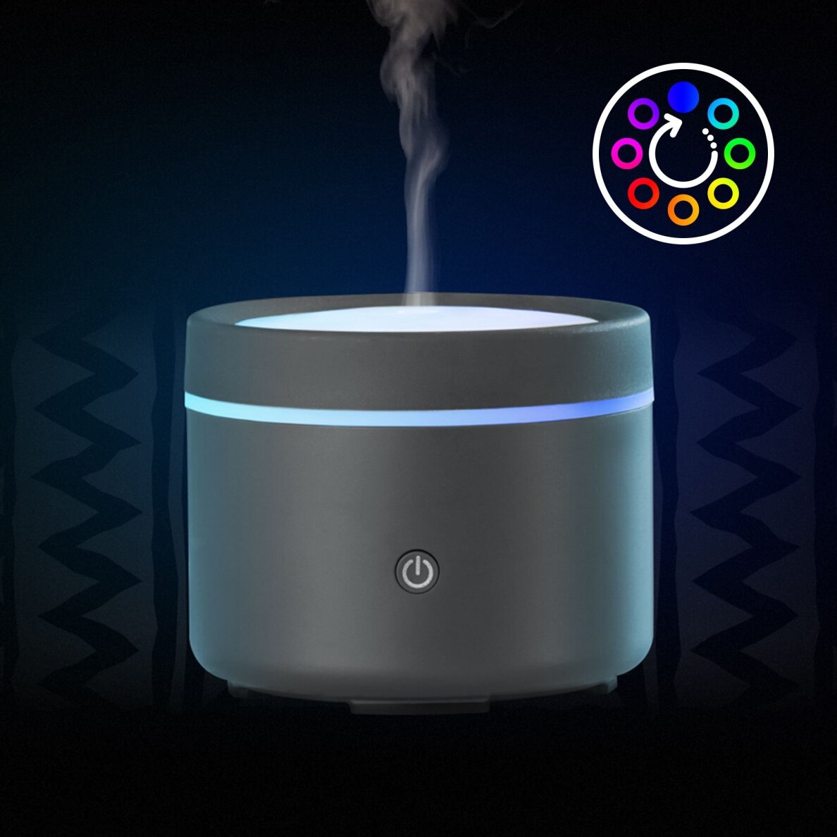 Essential oil diffuser Lanaform Fidji Grey