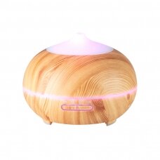 Eeterlike õlide aurusti puldiga SPA DROP LIGHT WOOD