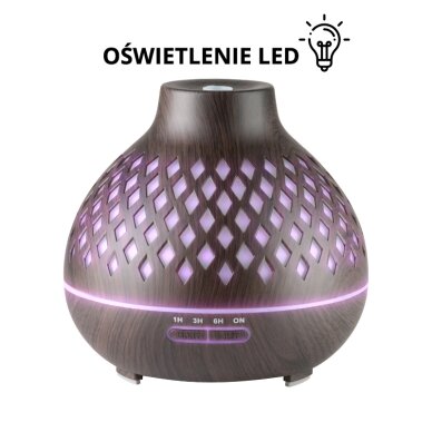 Eteeristen öljyjen diffuusori kaukosäätimellä MYSTIC SPA DARK WOOD 2 Eteeristen öljyjen diffuusori kaukosäätimellä MYSTIC SPA DARK WOOD 2