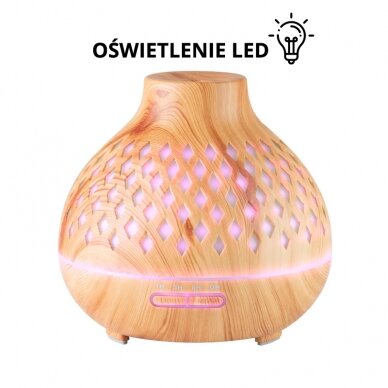 Essential oil diffuser with remote control MYSTIC SPA LIGHT WOOD 2