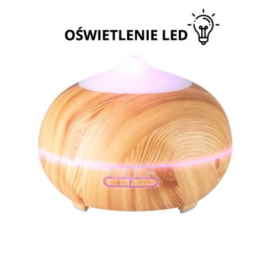 Essential oil diffuser with remote control SPA DROP LIGHT WOOD 2
