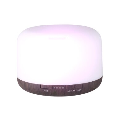 Essential oil diffuser with remote control SPA MIST DARK WOOD 500ml (1) 1