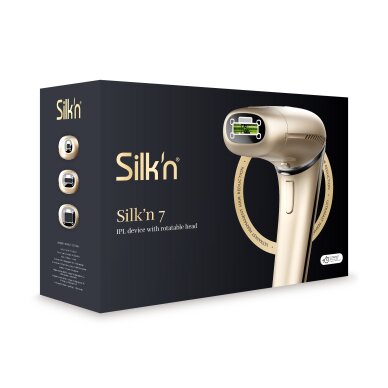IPL hair removal device Silk'n 7 with rotatable head 600.000 (Gold) 9 IPL hair removal device Silk'n 7 with rotatable head 600.000 (Gold) 9
