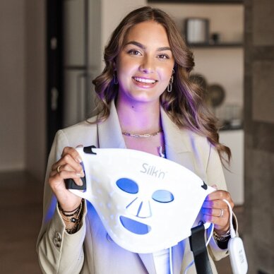Veido odą atjauninanti LED kaukė Silk'n Face Mask 100 15