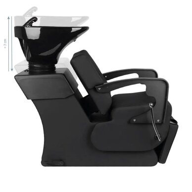 Umywalka fryzjerska Gabbiano C37 czarna 6