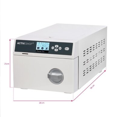 Sterilizators autoklāvs LAFOMED LFSS03AA LCD 3L 2,9kw Class B (medical) 13